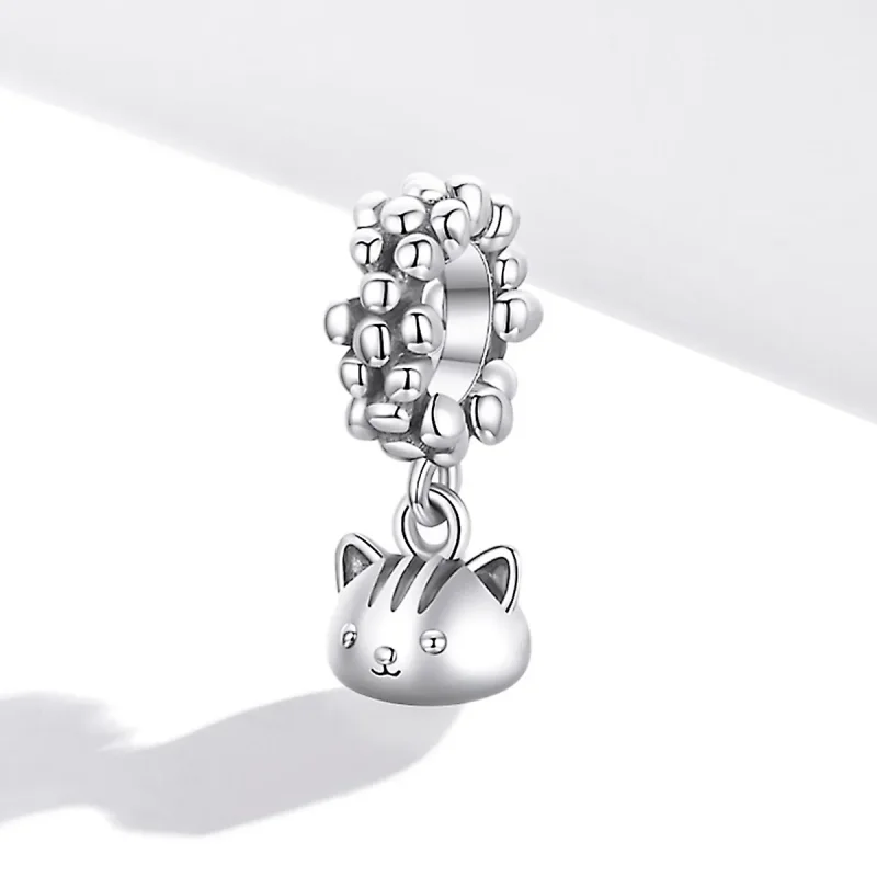 (imagine pentru) Talisman pandantiv Tip Pandora cu Pisoi Swing din argint - SCC1871 - Vizualizare 2