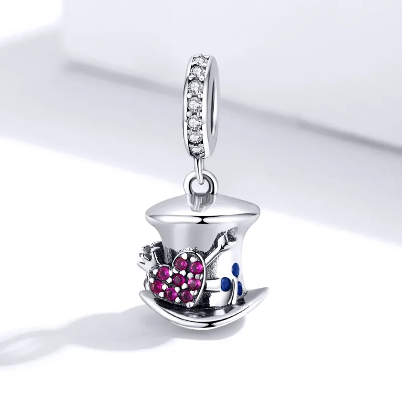 (imagine pentru) Talisman pandantiv Tip Pandora cu Pălărie magică din argint - SCC1441 - Vizualizare 2