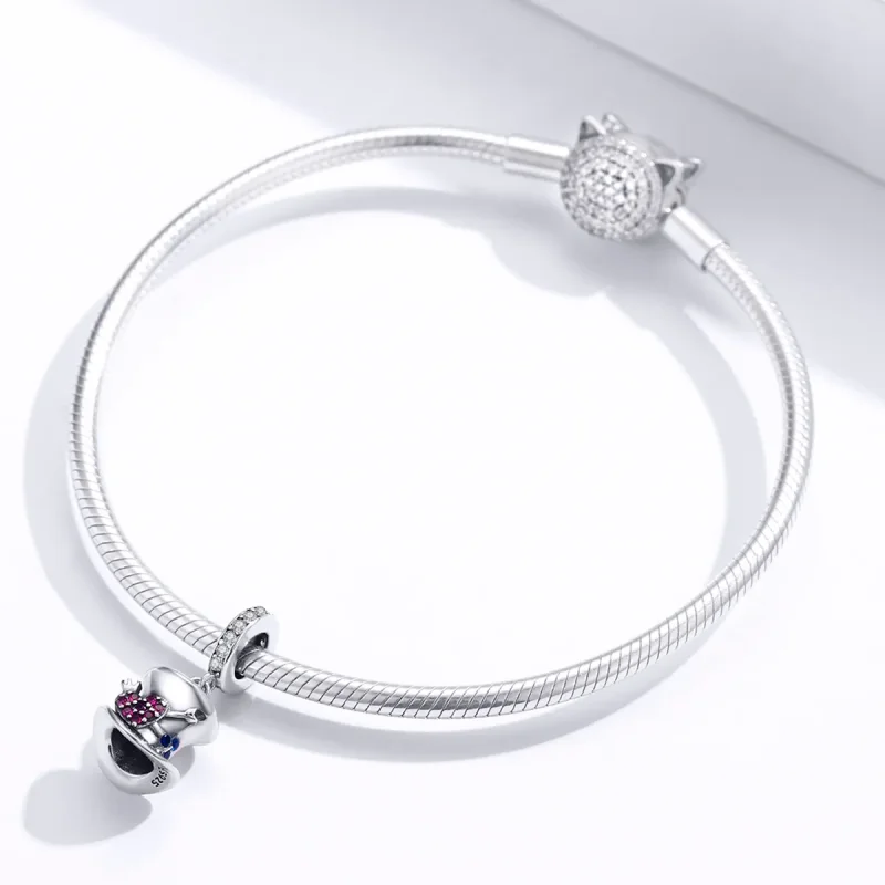 (imagine pentru) Talisman pandantiv Tip Pandora cu Pălărie magică din argint - SCC1441 - Vizualizare 3