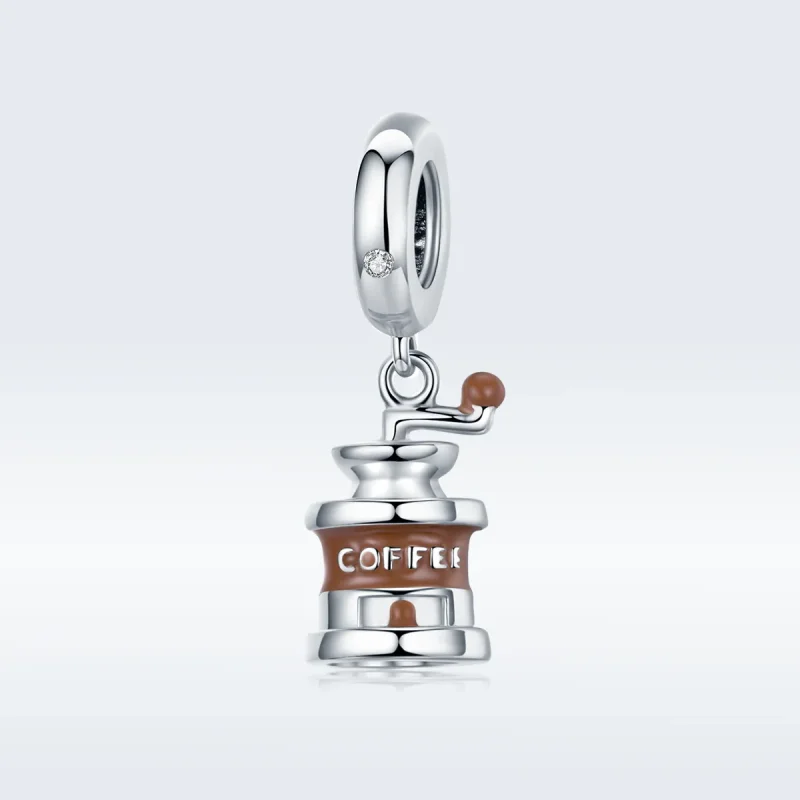 (imagine pentru) Talisman pandantiv Tip Pandora cu Râșniță de cafea din argint - BSC170 - Vizualizare 5