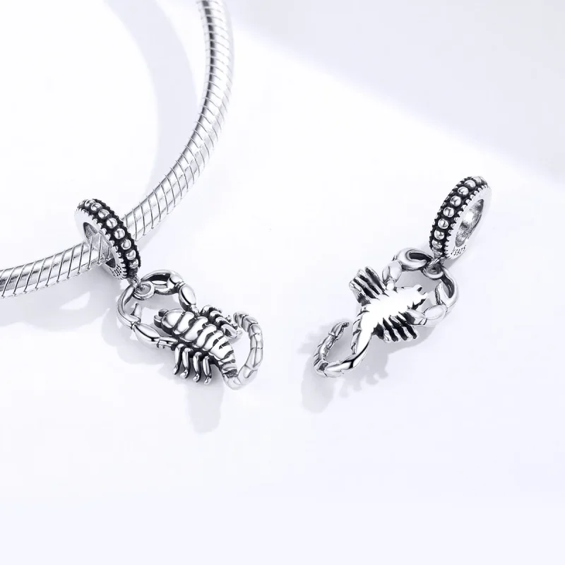 (imagine pentru) Talisman pandantiv Tip Pandora cu Scorpionul din argint - SCC1329 - Vizualizare 4
