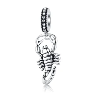 (imagine pentru) Talisman pandantiv Tip Pandora cu Scorpionul din argint - SCC1329