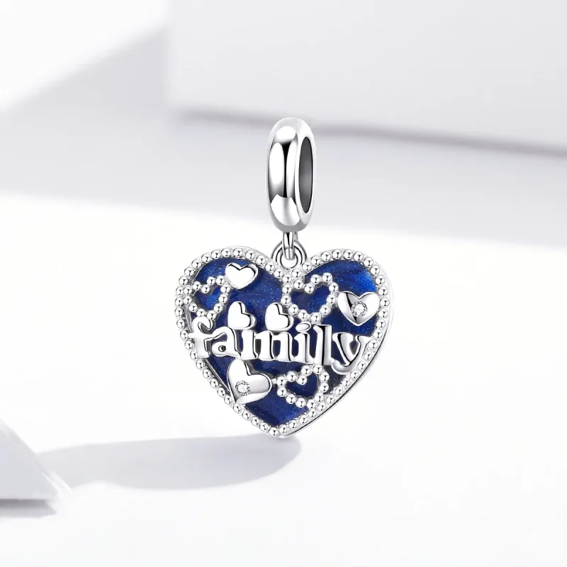 (imagine pentru) Talisman pandantiv Tip Pandora cu Scrisori de familie din argint - BSC293 - Vizualizare 3