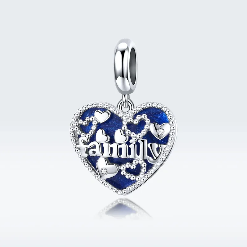 (imagine pentru) Talisman pandantiv Tip Pandora cu Scrisori de familie din argint - BSC293 - Vizualizare 5