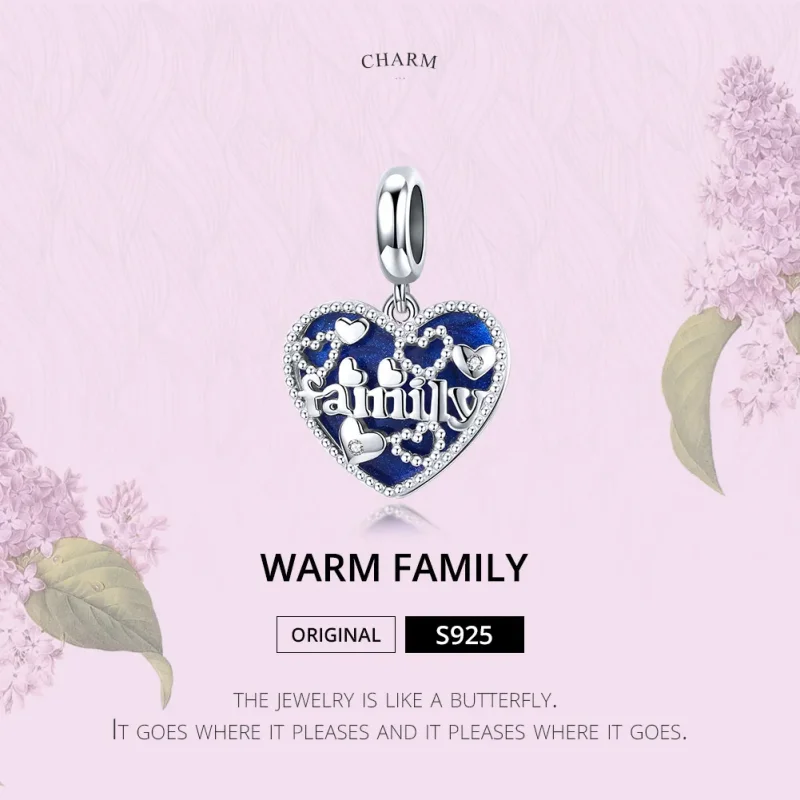 (imagine pentru) Talisman pandantiv Tip Pandora cu Scrisori de familie din argint - BSC293 - Vizualizare 6