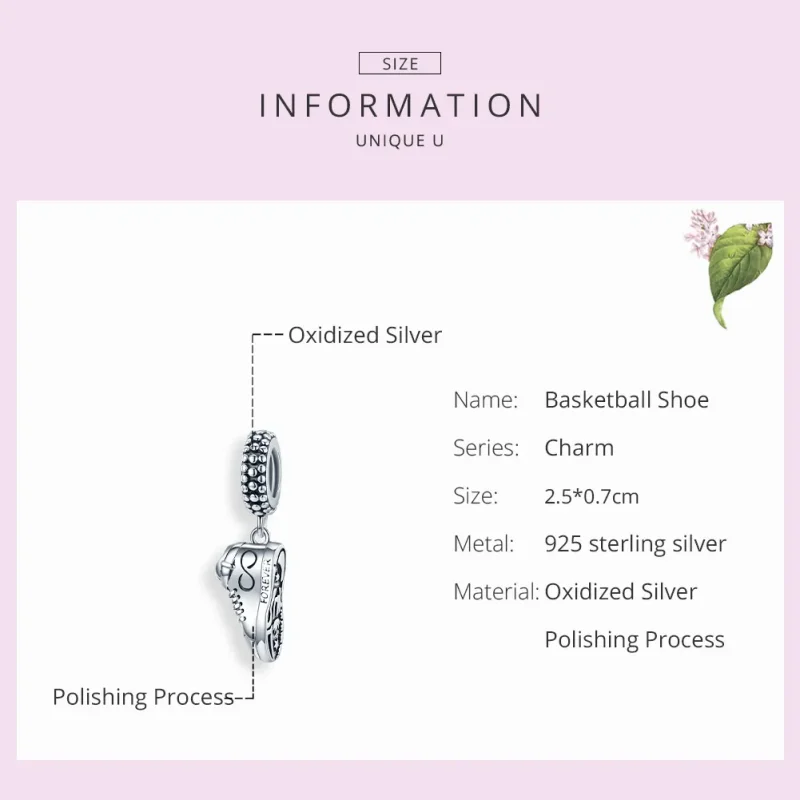 (imagine pentru) Talisman pandantiv Tip Pandora cu Sneaker de alergat din argint - SCC1541 - Vizualizare 7