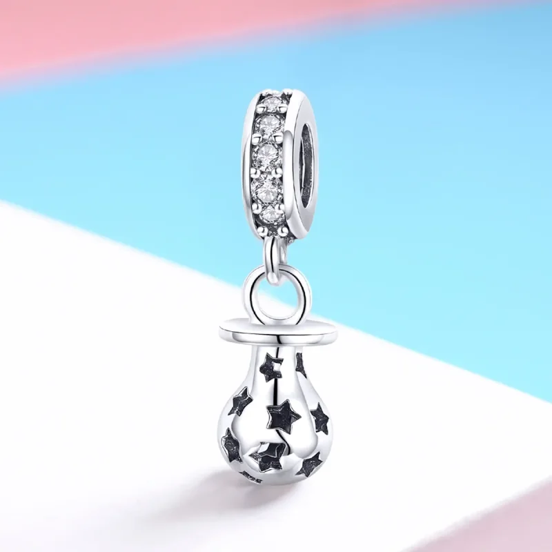 (imagine pentru) Talisman pandantiv Tip Pandora cu Suzeta din argint - SCC891 - Vizualizare 2