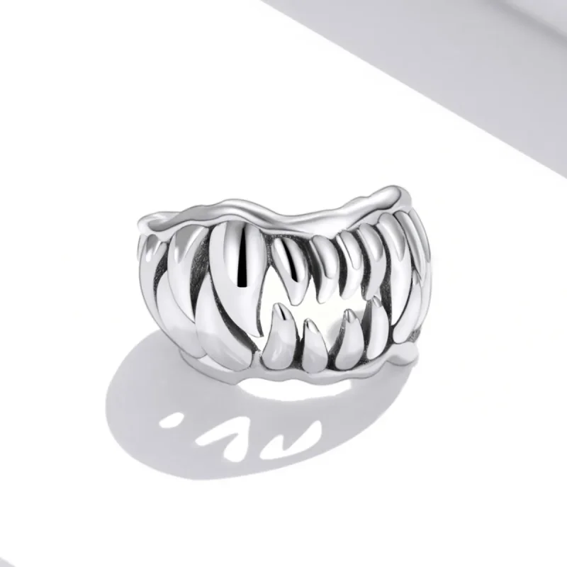 (imagine pentru) Clemă de ureche de stil Pandora cu dinte de fiară - SCE1203 - Vizualizare 2