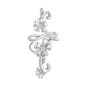 (imagine pentru) Clema de ureche în stil Pandora cu model - SCE1512
