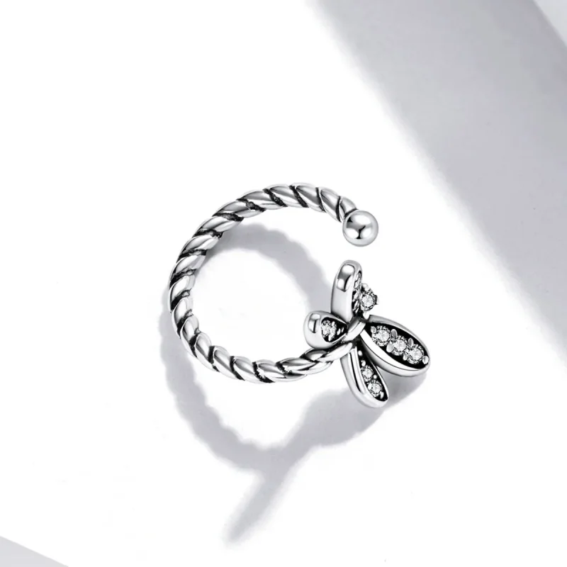 (imagine pentru) Pandora Stil Clips pentru ureche Delicat Dragonfly - SCE1295 - Vizualizare 2