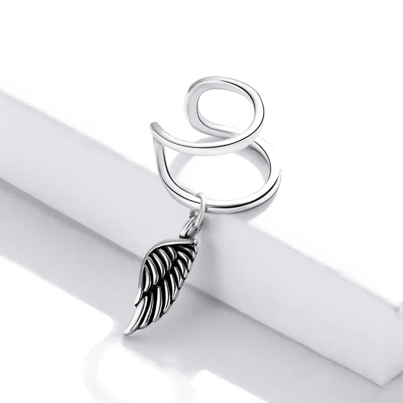 (imagine pentru) Pandora Style Angel Wings Ear clip - SCE1200 - Vizualizare 2