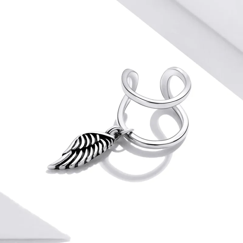 (imagine pentru) Pandora Style Angel Wings Ear clip - SCE1200 - Vizualizare 4