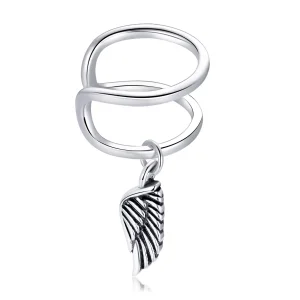 (imagine pentru) Pandora Style Angel Wings Ear clip - SCE1200