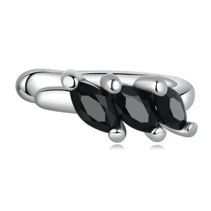 (imagine pentru) Pandora Style Black Zircon Ear clip - SCE1508