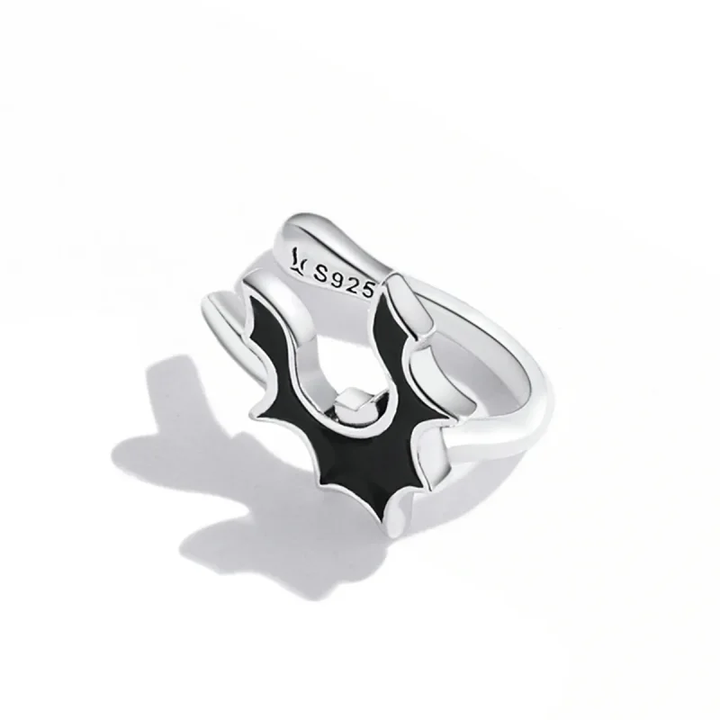 (imagine pentru) Pandora Style Dark Bat Ear clip - SCE1328 - Vizualizare 4