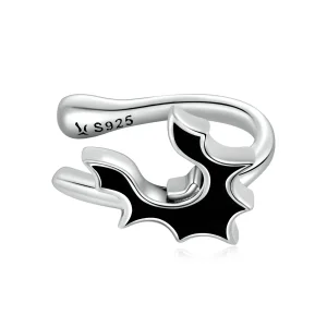 (imagine pentru) Pandora Style Dark Bat Ear clip - SCE1328