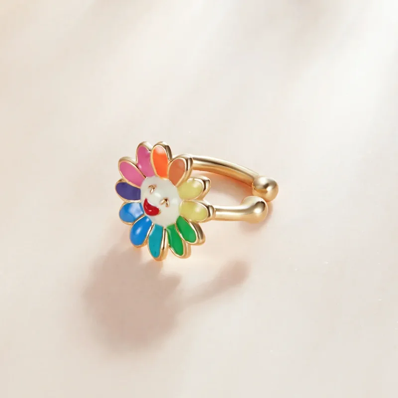 (imagine pentru) Pandora Style Pop Floare de Soare Căpșună Ear clip - SCE1235 - Vizualizare 2