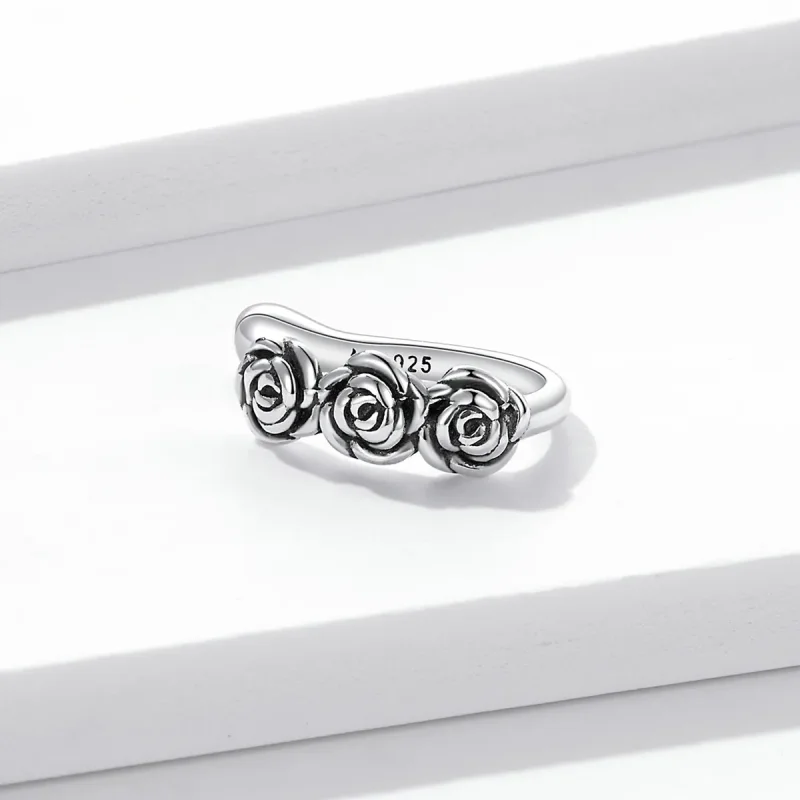 (imagine pentru) Pandora Style Retro Rose Căpșună pentru ureche - BSE582 - Vizualizare 3