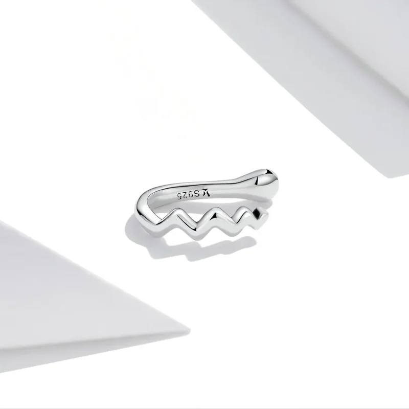 (imagine pentru) Pandora Style Simple Wave Ear clip - SCE1313 - Vizualizare 2