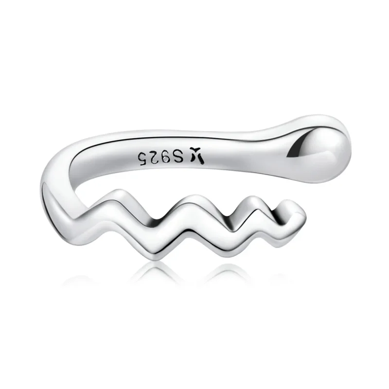 (imagine pentru) Pandora Style Simple Wave Ear clip - SCE1313