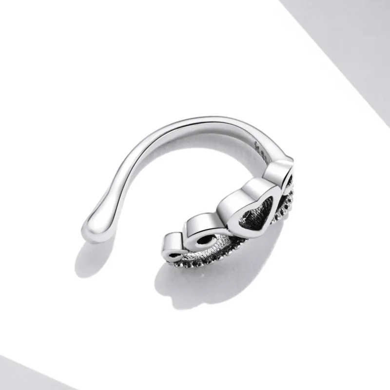 (imagine pentru) Pandora Style Vintage Crown Ear clip - SCE1201 - Vizualizare 4