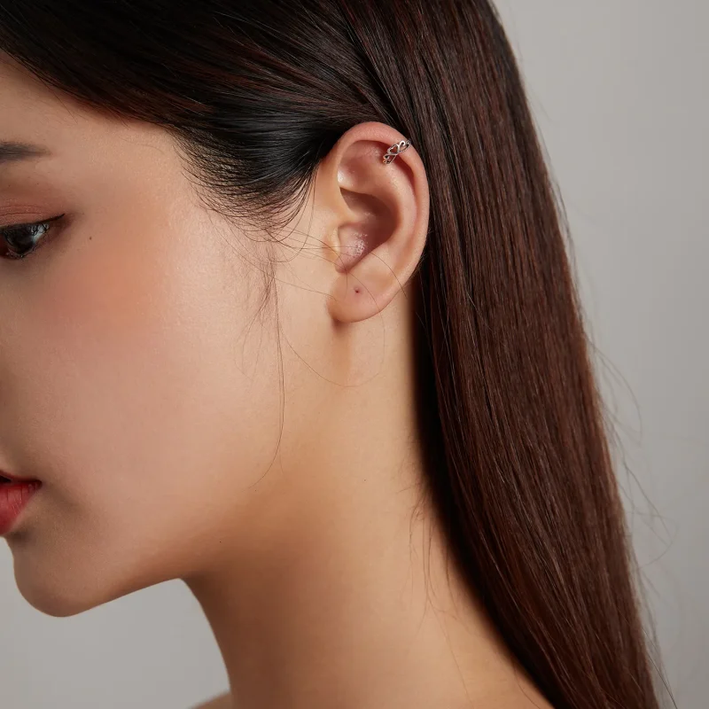 (imagine pentru) Pandora Style Vintage Crown Ear clip - SCE1201 - Vizualizare 7