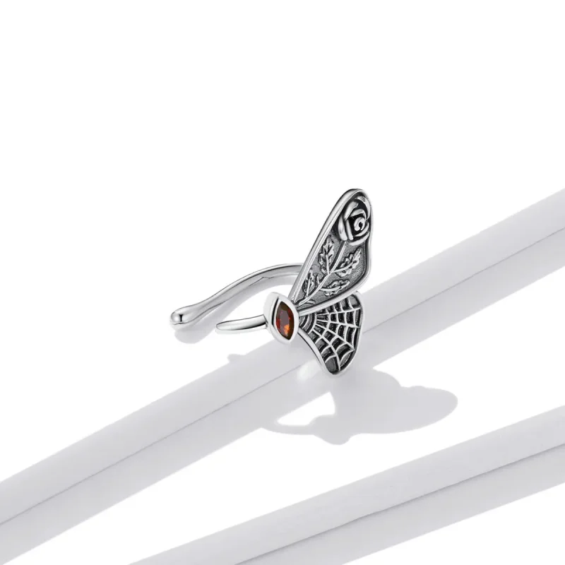 (imagine pentru) Stil Pandora Retro Butterfly Ear clip - BSE533 - Vizualizare 2