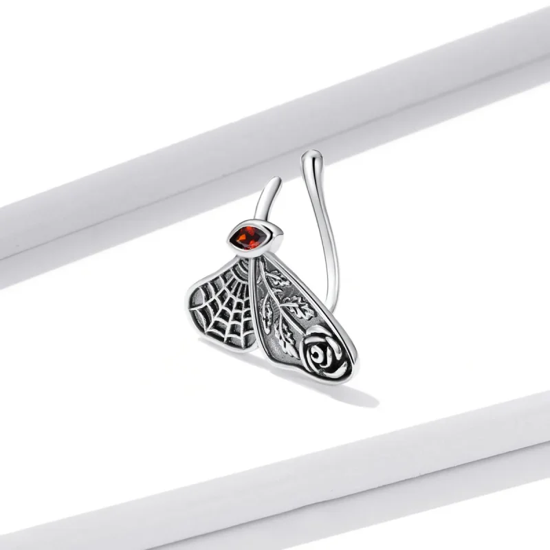 (imagine pentru) Stil Pandora Retro Butterfly Ear clip - BSE533 - Vizualizare 3