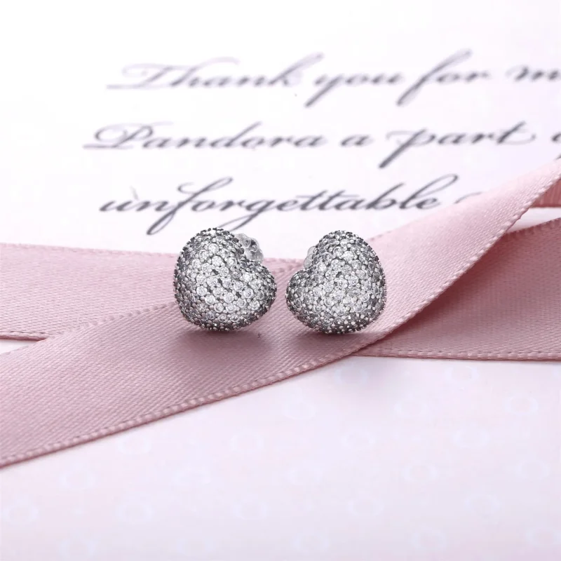 (imagine pentru) Cercei din argint cu zirconiu cubic - 290541CZ - Cercei PANDORA - Vizualizare 2
