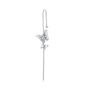 (imagine pentru) Cercei lungi Tip Pandora cu Ace elegante pentru urechi din argint - SCE1132