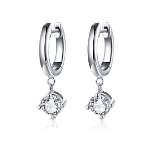 (imagine pentru) Cercei lungi Tip Pandora cu Flash Girl din argint - SCE553