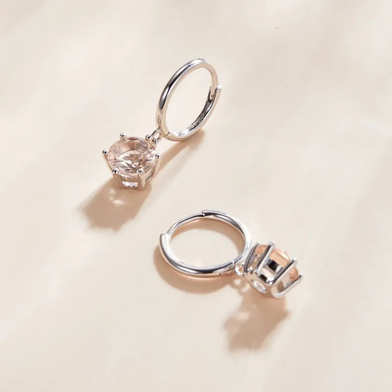 (imagine pentru) Cercei lungi Tip Pandora cu Zirconiu cubic din argint - SCE1020-CG - Vizualizare 2