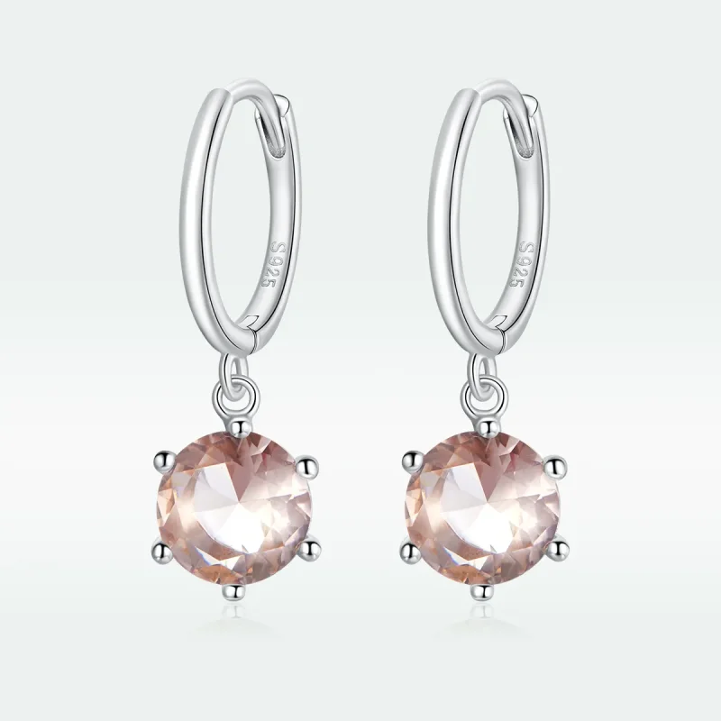(imagine pentru) Cercei lungi Tip Pandora cu Zirconiu cubic din argint - SCE1020-CG - Vizualizare 5