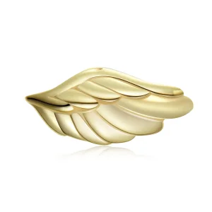 (imagine pentru) Cercei Tip Pandora cu Aripa placat cu aur de 14 k - SCE1092