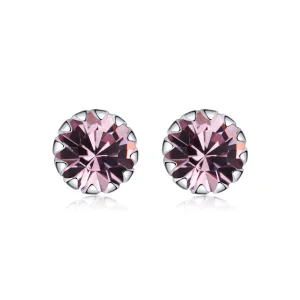 (imagine pentru) Cercei Tip Pandora cu Birthstone iunie din argint - SCE862-6