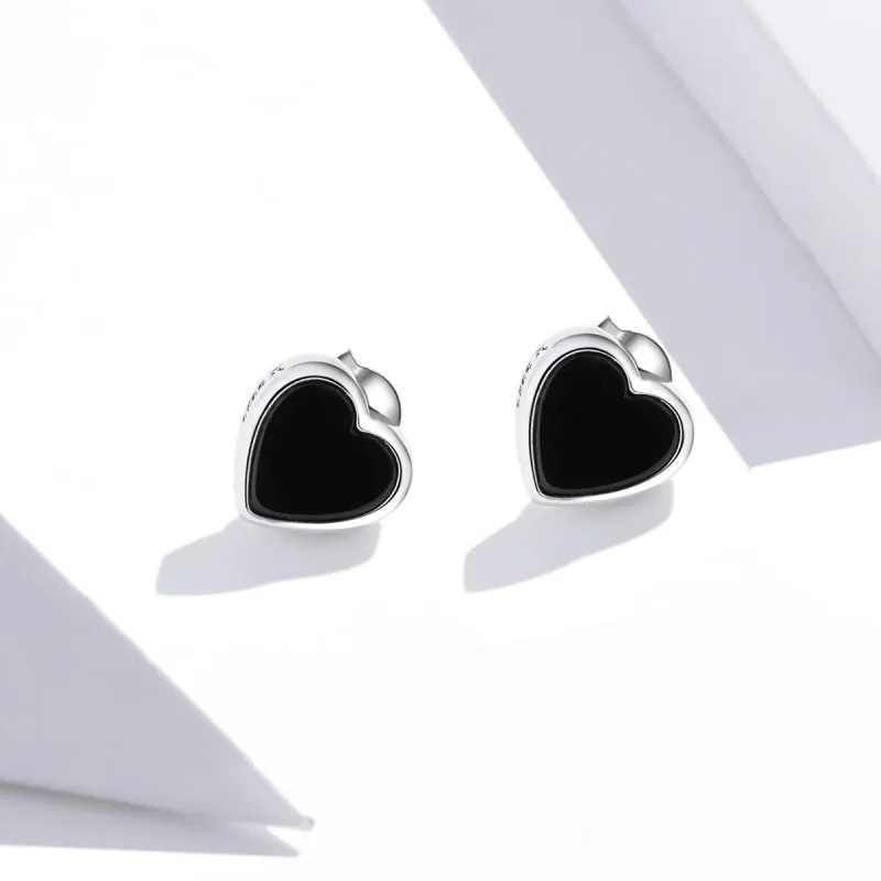 (imagine pentru) Cercei Tip Pandora cu Dragoste Agate din argint - SCE915 - Vizualizare 2