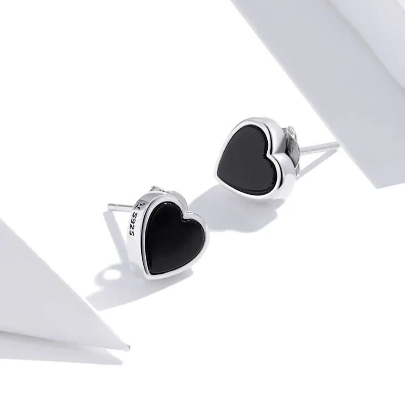 (imagine pentru) Cercei Tip Pandora cu Dragoste Agate din argint - SCE915 - Vizualizare 4