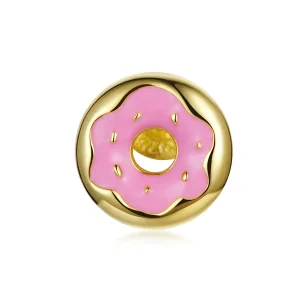(imagine pentru) Cercei Tip Pandora cu Gogoașă placat cu aur de 14 k - SCE1163