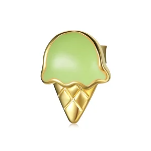 (imagine pentru) Cercei Tip Pandora cu Inghetata placat cu aur de 14 k - SCE1159