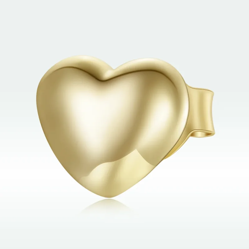 (imagine pentru) Cercei Tip Pandora cu Iubit placat cu aur de 14 k - SCE1089 - Vizualizare 3