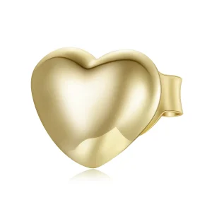 (imagine pentru) Cercei Tip Pandora cu Iubit placat cu aur de 14 k - SCE1089