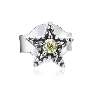 (imagine pentru) Cercei Tip Pandora cu Single Starmount din argint - SCE1066