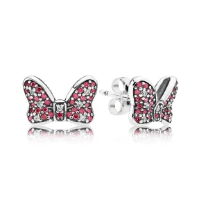 (imagine pentru) Cercei PANDORA, Minnie's Sparkling Bow din argint
