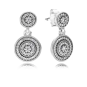 (imagine pentru) Eleganţă strălucitoare - 290688CZ - Cercei PANDORA