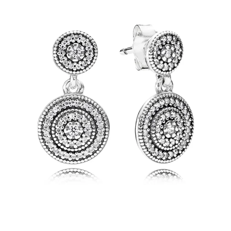 (imagine pentru) Eleganţă strălucitoare - 290688CZ - Cercei PANDORA