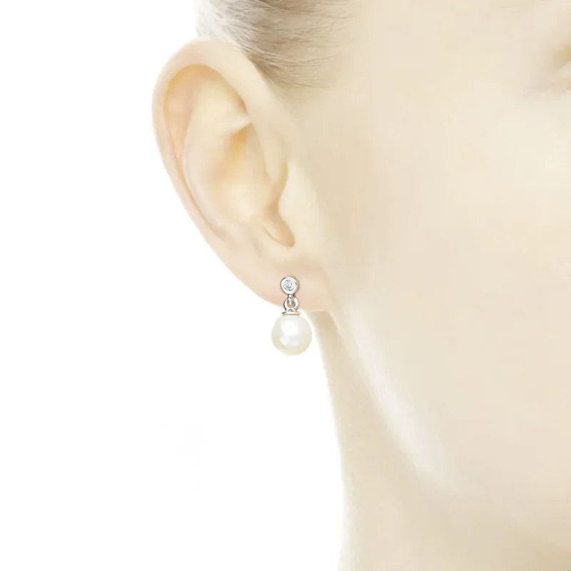 (imagine pentru) Luminous Elegance Drop Earrings - 290694P - Cercei PANDORA - Vizualizare 4