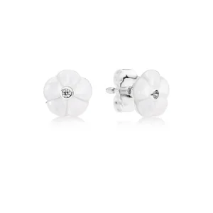 (imagine pentru) Luminous Florals Stud Earrings - 290698MOP - Cercei PANDORA