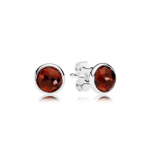(imagine pentru) Piatra Lunii Ianuarie - 290738GR - Cercei PANDORA