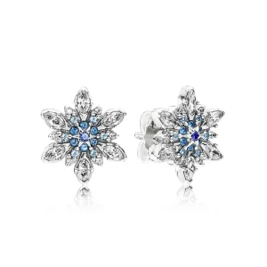 (imagine pentru) Snowflake silver stud earrings 290590NBLMX PANDORA