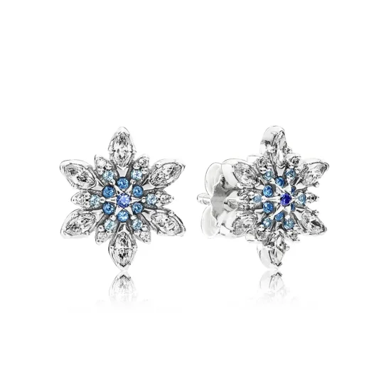 (imagine pentru) Snowflake silver stud earrings 290590NBLMX PANDORA